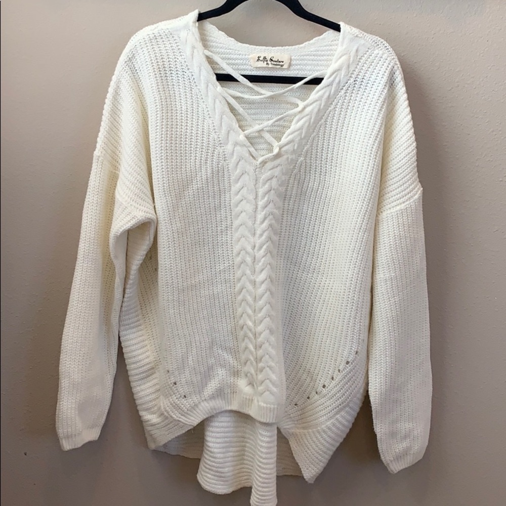 Cream cozy sweater